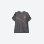 Sicbug‑series Embroidered Patch Track Print T-shirt